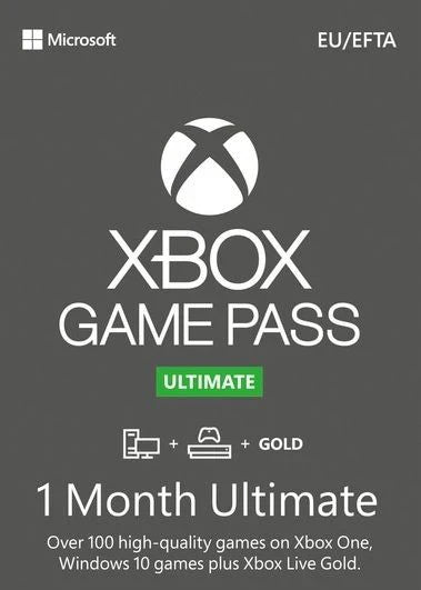 Xbox Game Pass Ultimate – 1 Month Subscription (Xbox/Windows) Non-stackable GLOBALE