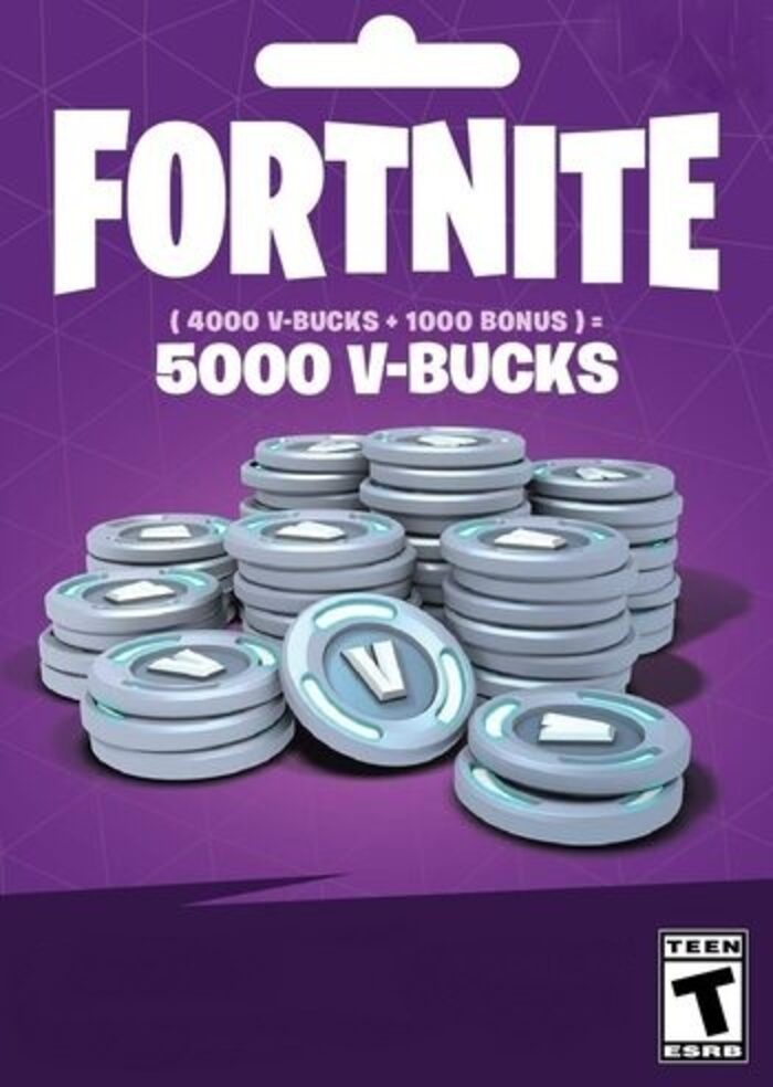 5000 V-Bucks Gift Card GLOBALE - Fortnite