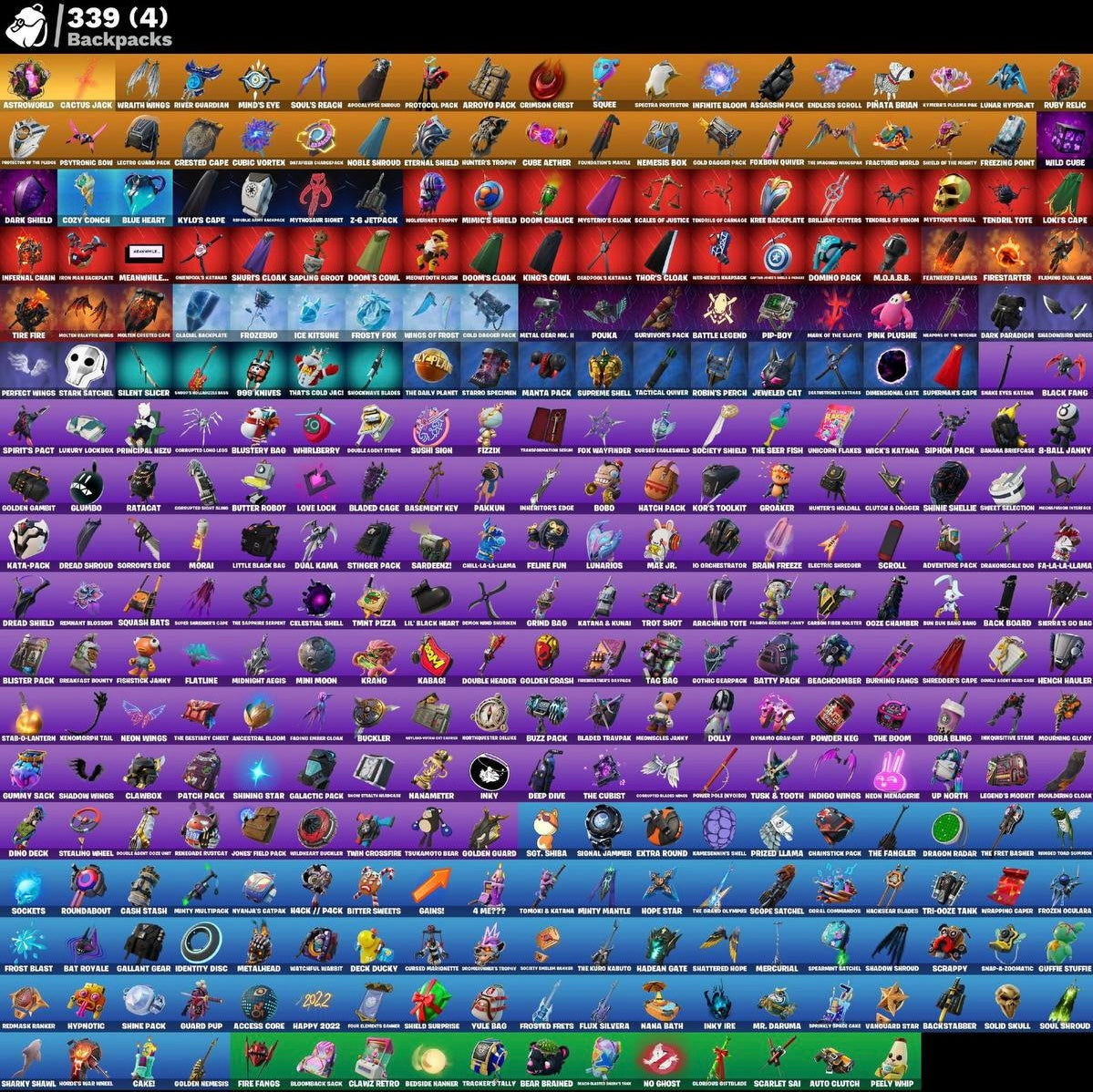 Account Fortnite TRAVIS STW OG (298 skins)