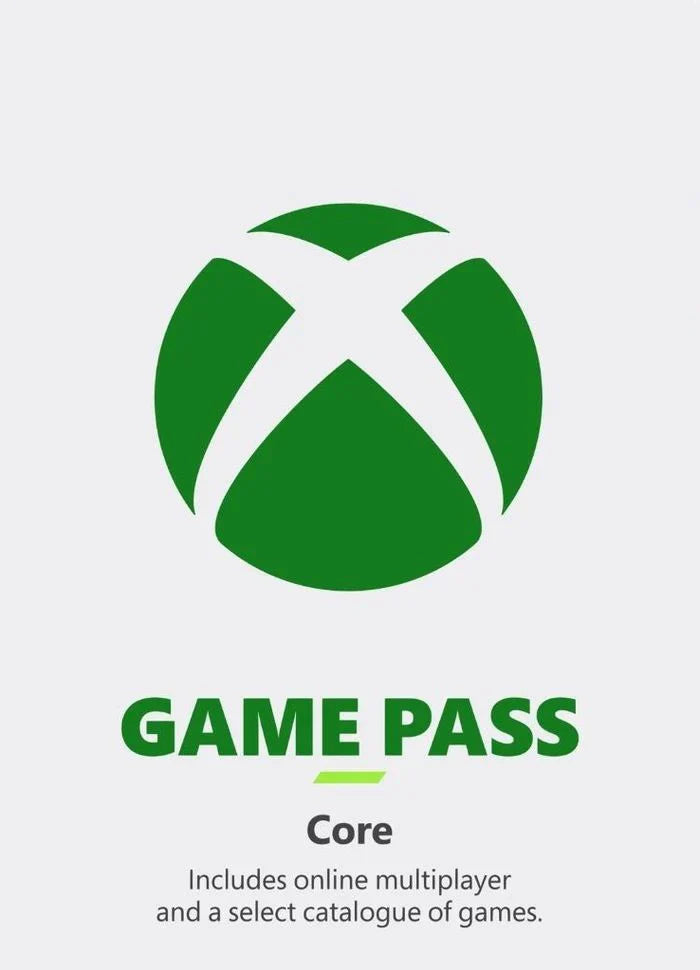 Xbox Game Pass Core 1 mese GLOBALE