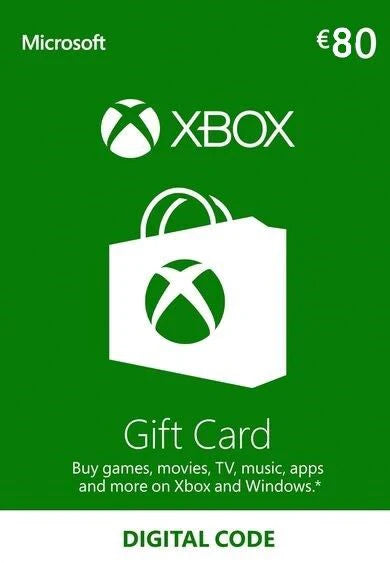 Xbox Live Gift Card 80 EUR Xbox Live GLOBALE